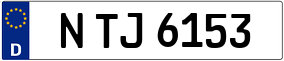 Truck License Plate